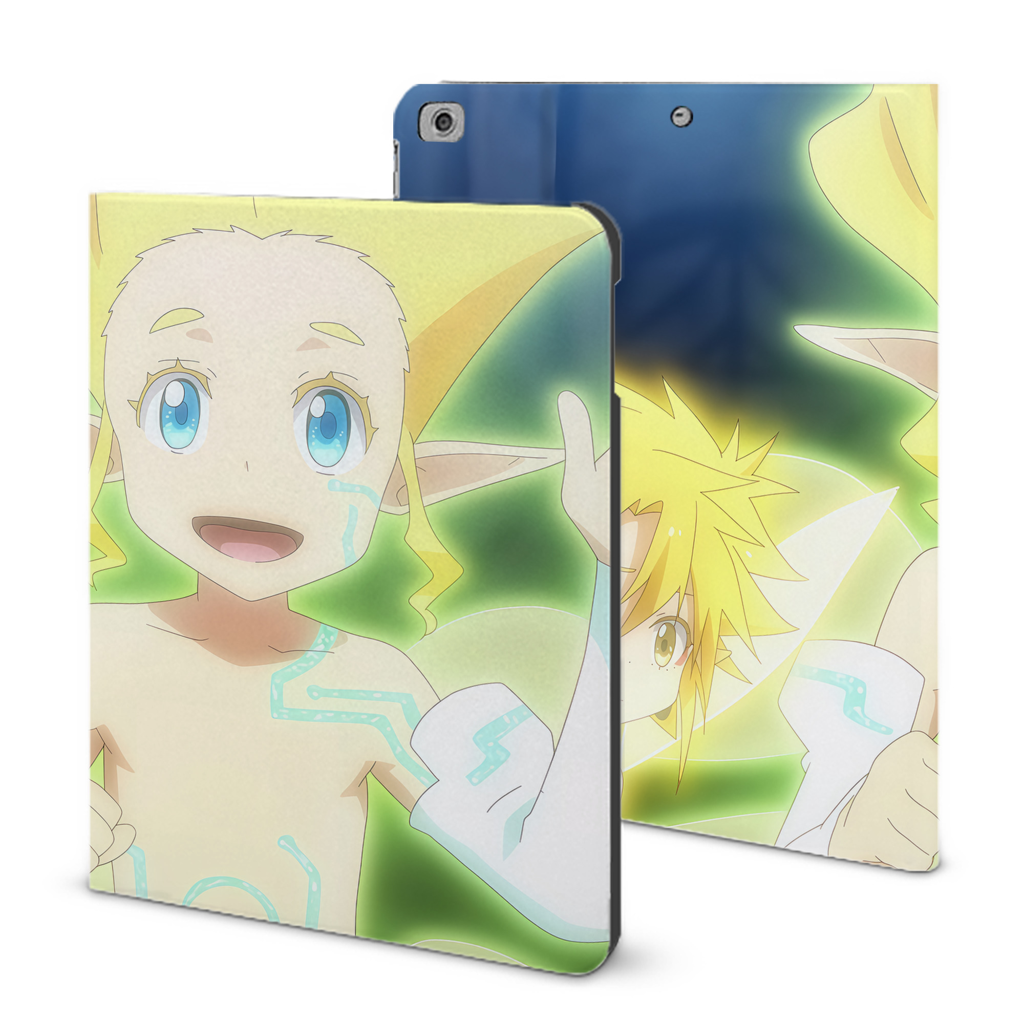 （画像用） 転スラ Regarding Reincarnated to Slime IPad ケース ブック型 PUレザー TPU 耐衝撃 軽量 薄型 ペン収納なし 全面保護 IPad 各モデル対応